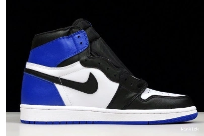 ROYAL-WHITE JORDAN “FRAGMENT” 1 AIR MENS RETRO SPORT BLACK 716371-040 0731